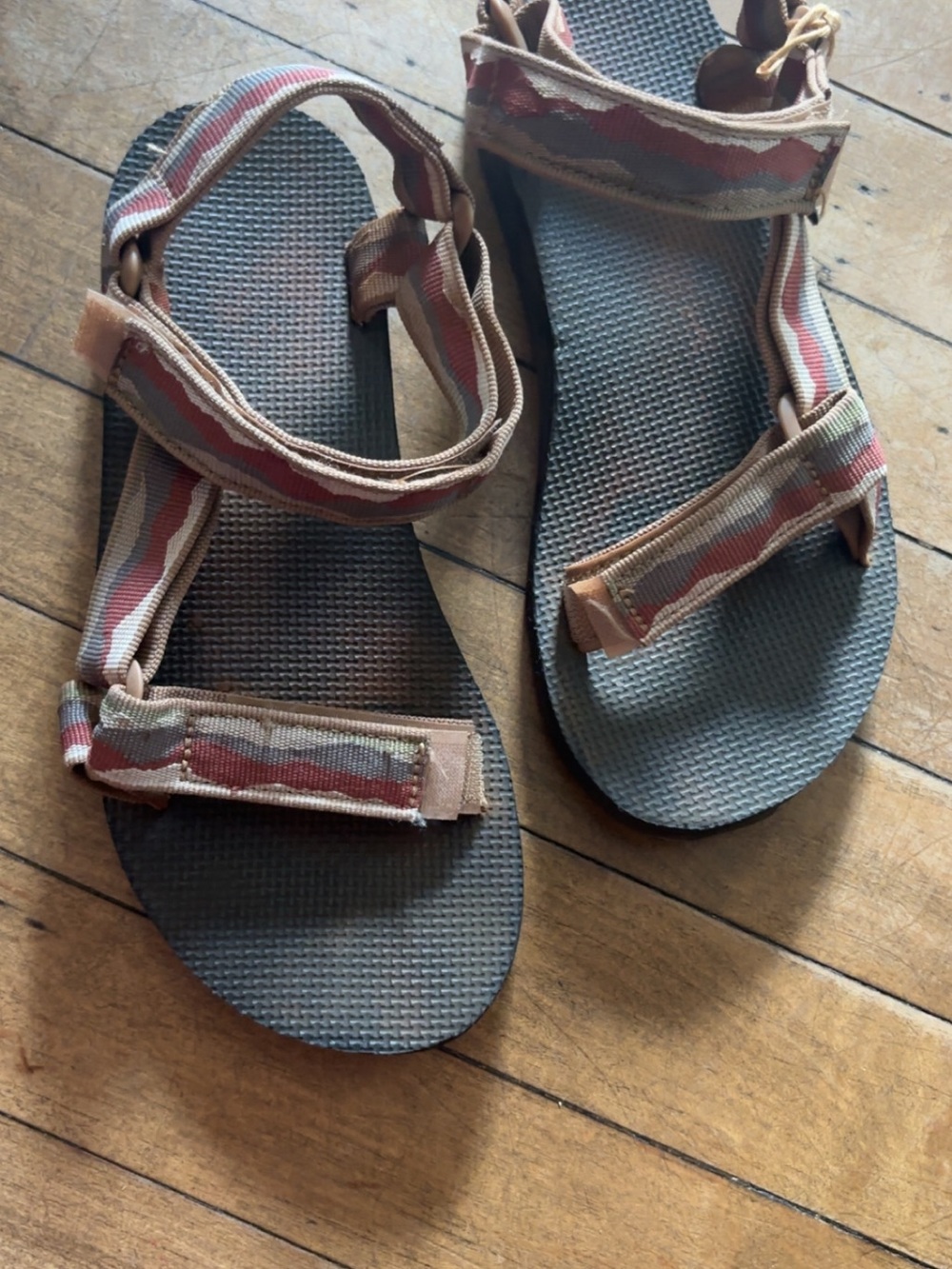 Teva Sandals in Brown and Olive